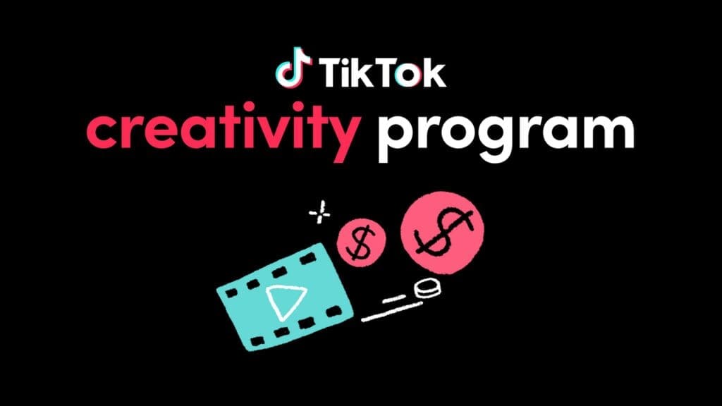 tiktok creativity program screenshot